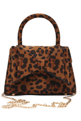 Bow Detail Leopard Bag-Leopard