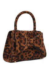 Bow Detail Leopard Bag-Leopard