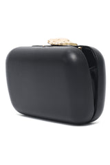BOLD EVENING CLUTCH-BLACK