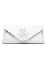 JEWEL GLAM CLUTCH-WHITE