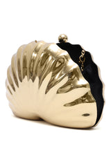 OCEAN CREST CLUTCH-GOLD