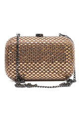CELESTE EMBELLISHED CLUTCH-BRONZE