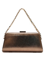 GLOW OCCASION CLUTCH-BRONZE
