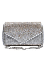 STARDUST ENVELOPE CLUTCH-CHAMPAGNE