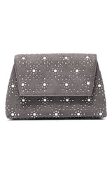 PEARL CONSTELLATION CLUTCH-BLACK