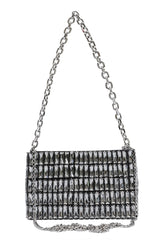 PRISM ROW CRYSTAL BAG-BLACK