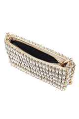 PRISM ROW CRYSTAL BAG-GOLD
