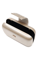 SPARKLE TAB CLUTCH-GOLD