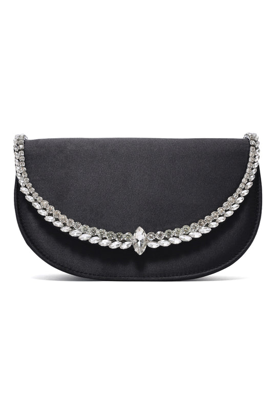 MARQUISE ARC CLUTCH-BLACK