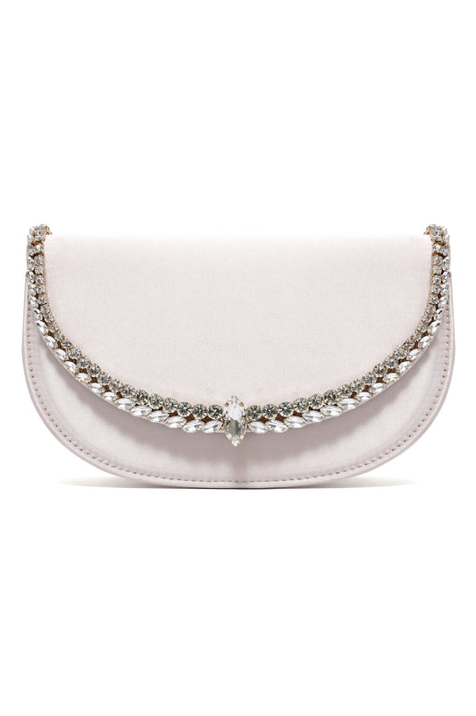 MARQUISE ARC CLUTCH-BEIGE
