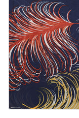 FEATHER FLOW SCARF-NAVY