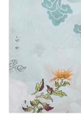 DEW PETAL STOLE-AQUA