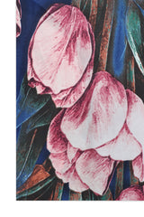 ROSE SHADOW STOLE-BLUE