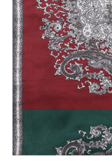 HERITAGE MOTIF STOLE-MAROON