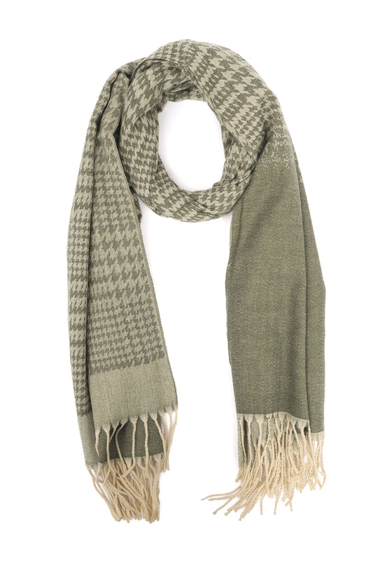 STAR PRINT SHAWL-BEIGE