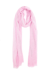 CLASSIC COTTON CHARM SCARF-PINK