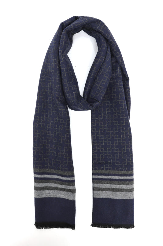 SIGNATURE MUSE SCARF-NAVY