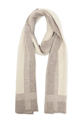 STYLISH EDGE WINTER SCARF-BEIGE