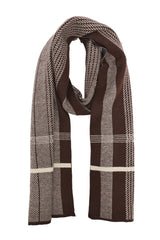 CHUNKY CHECK WARM-BROWN