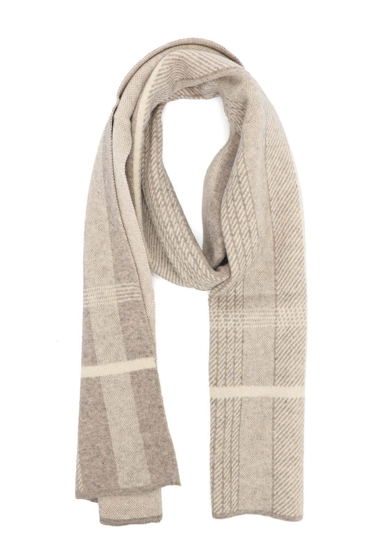 CHUNKY CHECK WARM-BEIGE
