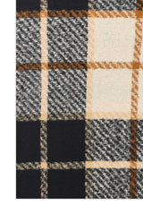 MODERN CHECK SOFT SCARF-BEIGE