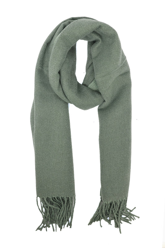 NORDIC WOOLEN WRAP-GREEN