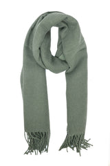 NORDIC WOOLEN WRAP-GREEN