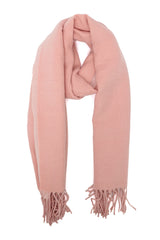 NORDIC WOOLEN WRAP-PINK