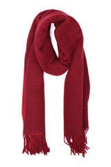 NORDIC WOOLEN WRAP-RED