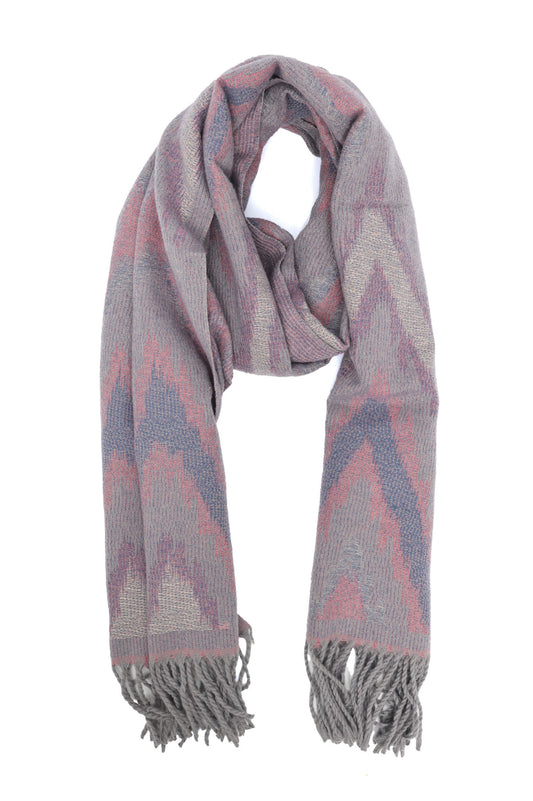 ZIGWAVE SOFT BLEND SCARF-GREY