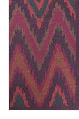 ZIGWAVE SOFT BLEND SCARF-BROWN/PINK