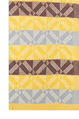 TWIN TASSELED WOOL SCARF-YELLOW
