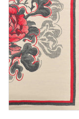 TIMELESS CHARM SCARF-BEIGE/RED