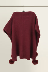 THE POMMELO WRAP-MAROON