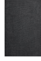 CASUAL LINEN TRIM SCARF-CHARCOAL
