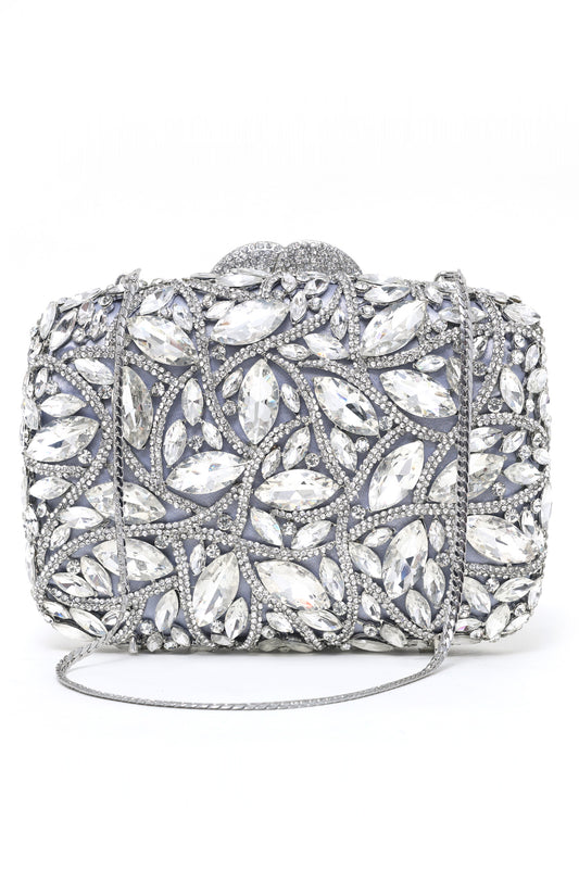 ORNATE CLUTCH-BLACK-GREY