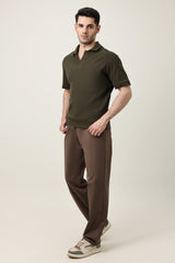 SMART FALL CASUAL BOTTOM-BROWN