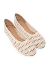 PETAL LOUNGE FLAT-BEIGE