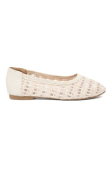 PETAL LOUNGE FLAT-BEIGE