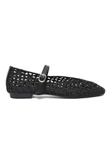 MESH TWIST FLAT-BLACK