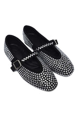 SOLENE DECORATED FLAT-BLACK