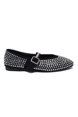 SOLENE DECORATED FLAT-BLACK
