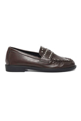 FORTUNE MULE LOAFER-BROWN