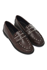 FORTUNE MULE LOAFER-BROWN