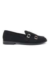 BELGRAVE SUEDE LOAFER-BLACK