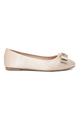 CLASSIC RIBBON FLAT-BEIGE
