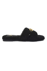 COCOON CHAIN SLIDE-BLACK