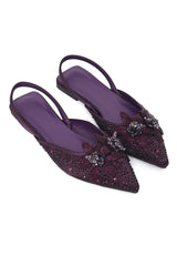 FESTIVE DELICATE SLINGBACK-PURPLE