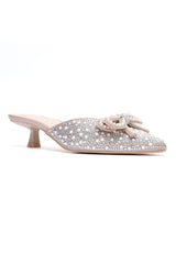 PEARL FROST GLIMMER HEEL-BEIGE