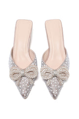 PEARL FROST GLIMMER HEEL-BEIGE